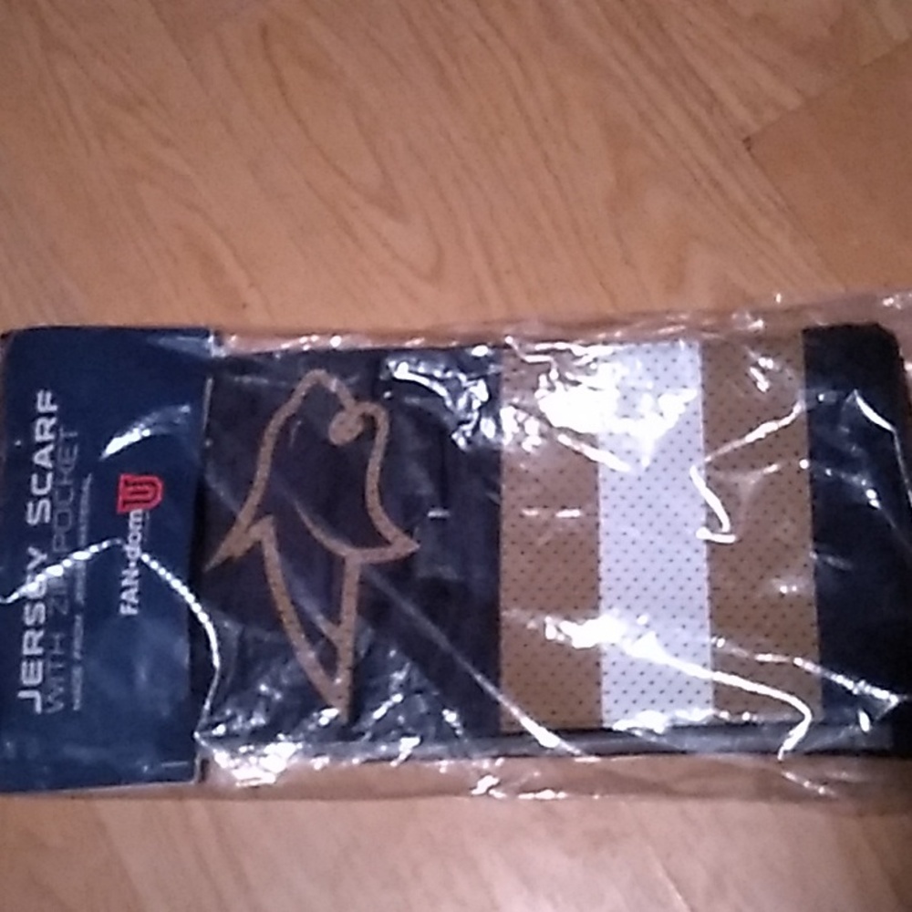 Sports scarf and game day cross body bag